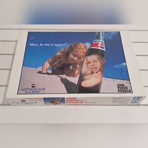 Vintage Pepsi "Kid In A Bottle" 1000 Piece Puzzle- Complete
